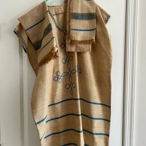 Stylish Dress With Scarf